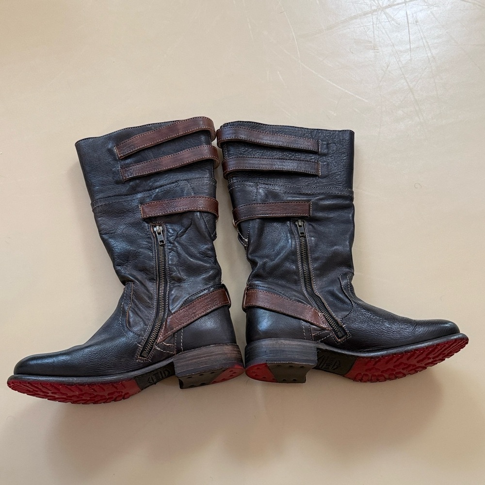 BED|STU - Bed Stu NEW Black and Brown Boots - Picture 3 of 5